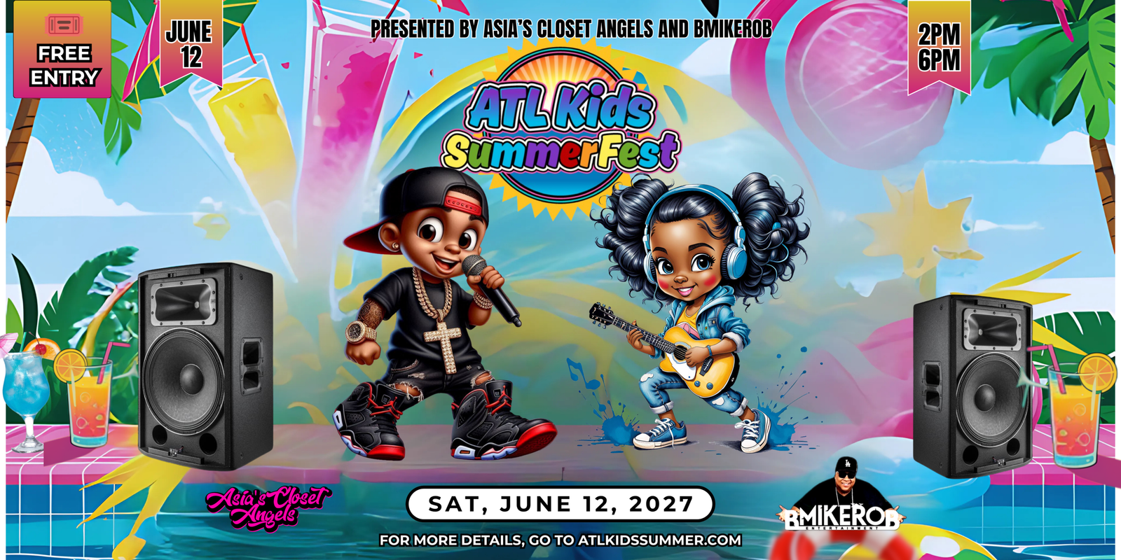 Copy of 2nd Annual ATL Kids Summer Fest (Medium Banner (US) (Landscape))